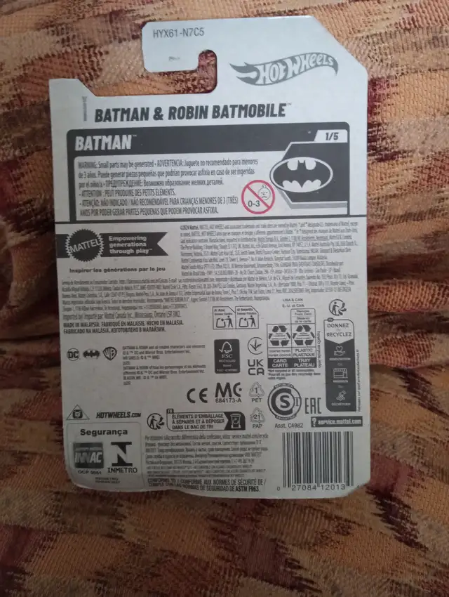 Batman and Robin Hot Wheels Car - Photo 3