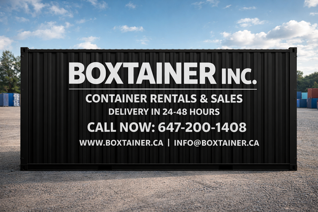 BEST PRICE SHIPPING CONTAINERS! BUY IT. RENT IT. DONE  BOXTAINER