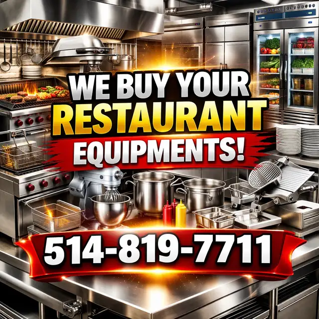 on achète vos équipements de restaurant equipments