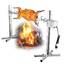Outdoors 90 Lbs BBQ Rotisserie Grill Spit Roaster Tripod 251123