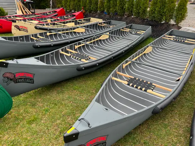 Sportspal 14ft wide transom canoes - 5 colours to choose from