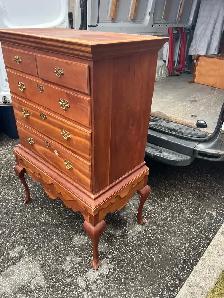 Free delivery used Wooden Chest of Drawers - Photo 4