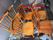 Free delivery Wooden Dining Table with 6 Chairs - Photo 6