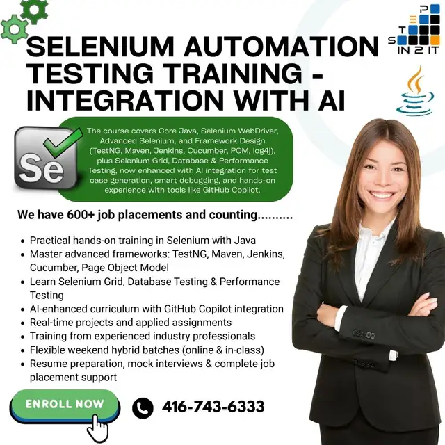 QA Automation Training (Selenium with Java) – AI Integrated