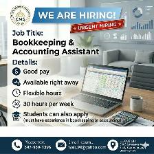 Book Keeping and Accounting Assistant