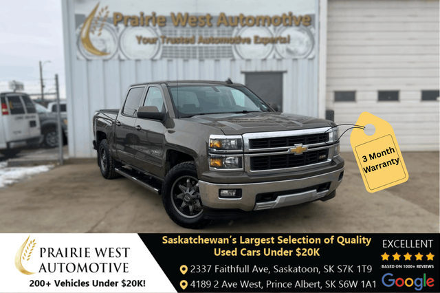 2015 Chevrolet Silverado 1500 4WD Crew Cab 143.5' LT w/1LT