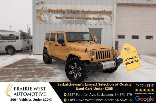 2013 Jeep WRANGLER UNLIMITED 4WD 4dr Sahara