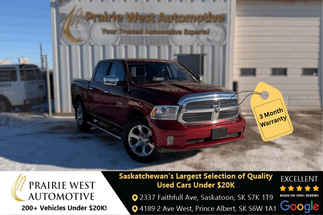 2015 Ram 1500 4WD Crew Cab 140.5' Laramie Limited Ltd Avail