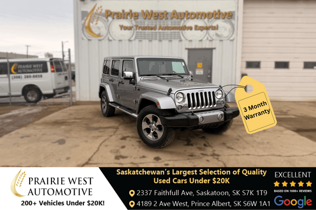 2016 Jeep WRANGLER UNLIMITED 4WD 4dr Sahara
