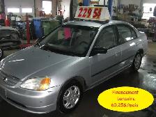 2002 Honda Civic DX PETIT BUDGET !!