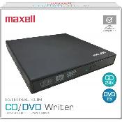 Lecteur Graveur CD, DVD externe mince 8x Maxell portatif - NEUF