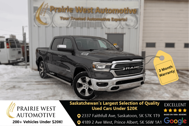 2019 Ram 1500 Laramie 4x4 Crew Cab 5'7' Box