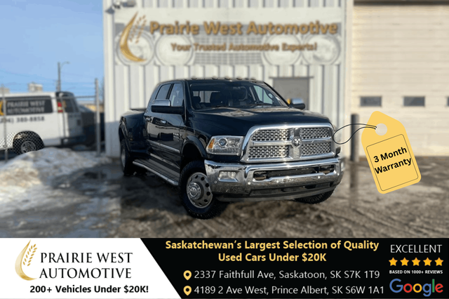 2016 Ram 3500 4WD Mega Cab 160.5' Laramie