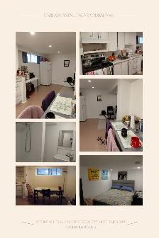 Danforth and Pape 1 bedroom cozy basement apartment $1450