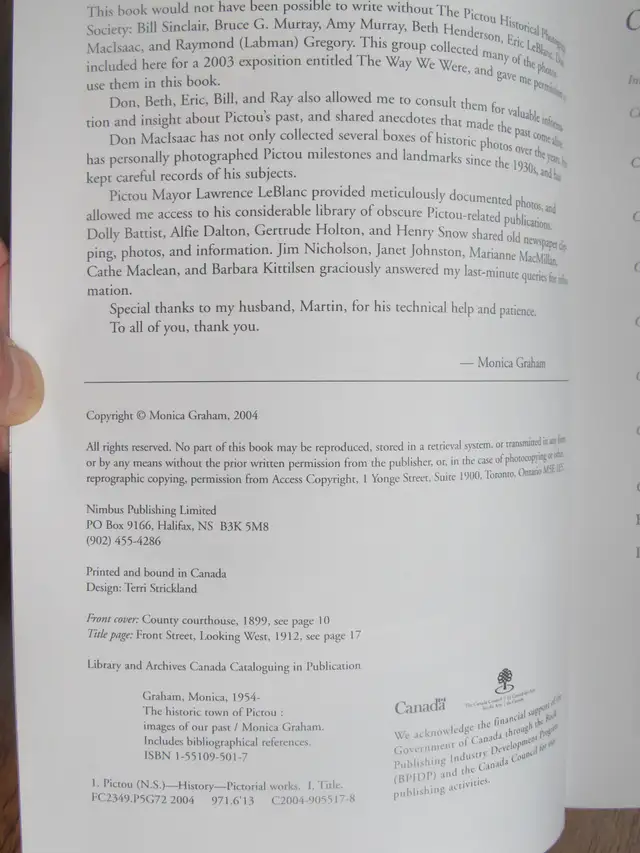 THE HISTORIC TOWN OF PICTIOU by Monica Graham - 2004 SC - Photo 2