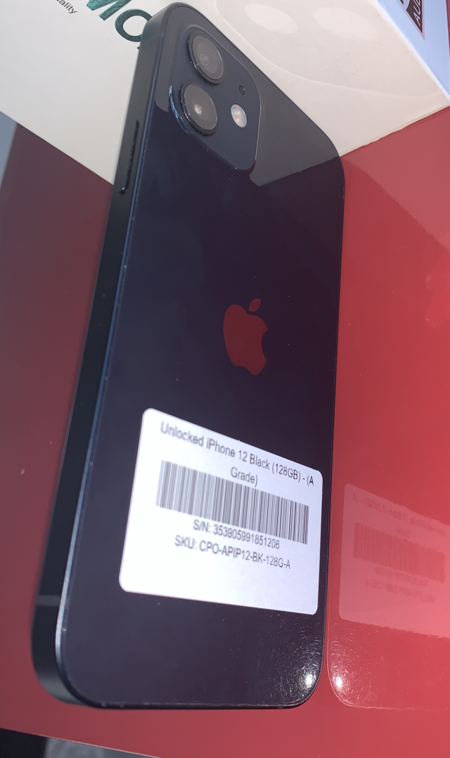 unlocked iphone 12 (64GB)for $349 with 1 year of warranty!!