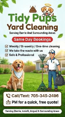 Tidy Pups Yard Cleaning ✅
