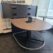 Steelcase Walnut media:scape Multimedia Conference Table 66 x 60 - Photo 2