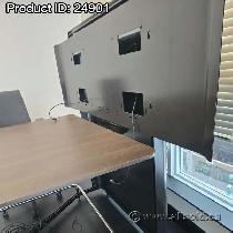 Steelcase Walnut media:scape Multimedia Boardroom Table 78 x 60 - Photo 4