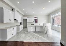 Elegant Beautiful White Countertops - With Grey Veined