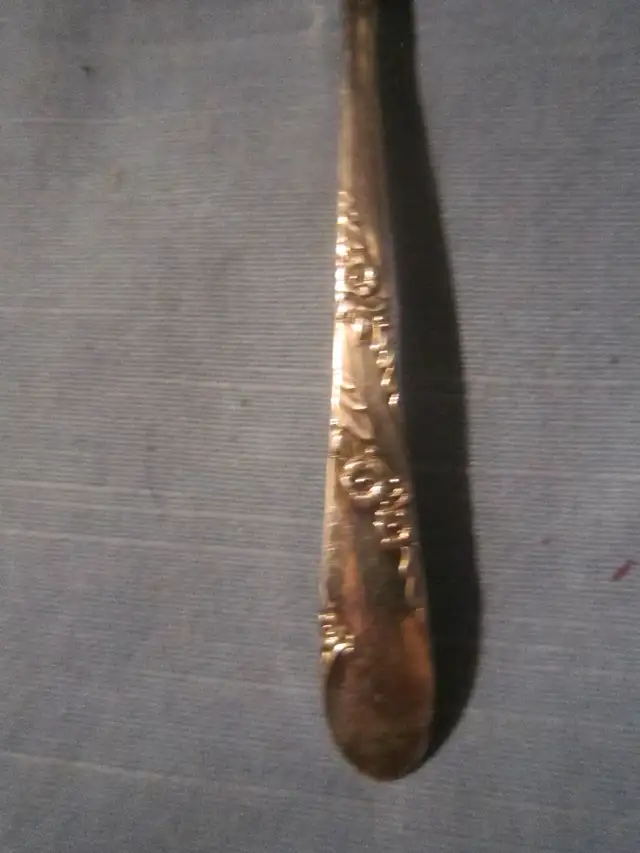 #15K  BRIDAL WREATH silverware set for 8