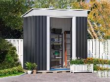 Relyard 4x6 Metal Garden Shed (1700 Series) 5'-7' Door Height