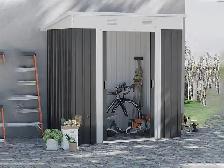 4x7 Metal Garden Shed 5'-7' Door Height (1700 Series) - Relyard