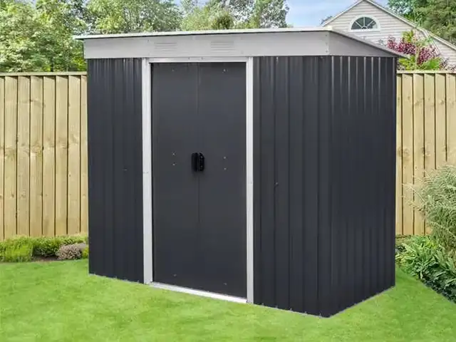 4x7 Metal Garden Shed 5'-7' Door Height (1700 Series) - Relyard - Photo 4