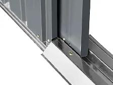 4x7 Metal Garden Shed 5'-7' Door Height (1700 Series) - Relyard - Photo 5