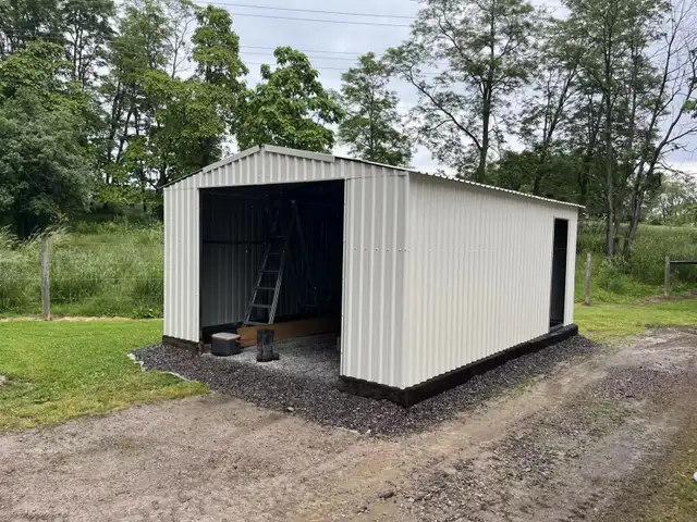 Heavy-Duty 14×19ft Steel Car Garage – Perfect for Cars, Workshop - Photo 6