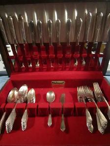 #1-282  1933 INSPIRATION silverware set for 6 - Photo 2