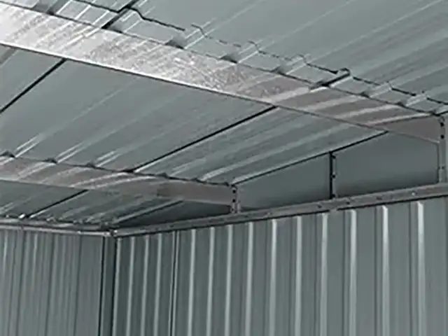 Relyard 6x8 Metal Shed 5'-8' Door Height With Skylight - Photo 6