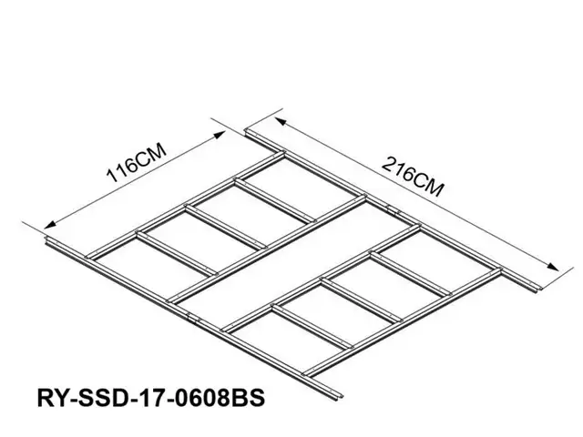 Relyard 6x8 Metal Shed 5'-8' Door Height With Skylight - Photo 8