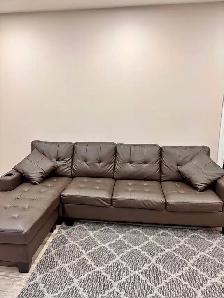 New Leather Sectional 4 Seater Sofa With Free Delivery