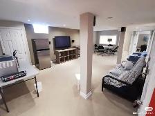 1 Fully Furnished Basement Room for Rent, L5L 5C3