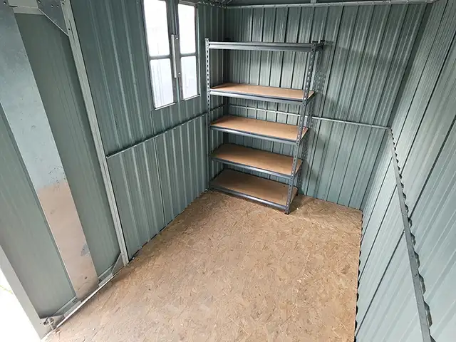 Relyard 6x8 Metal Shed 5'-9' Door Height With Window - Photo 4