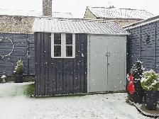 Relyard 6x10 Metal Shed 5'-9' Door Height With Window