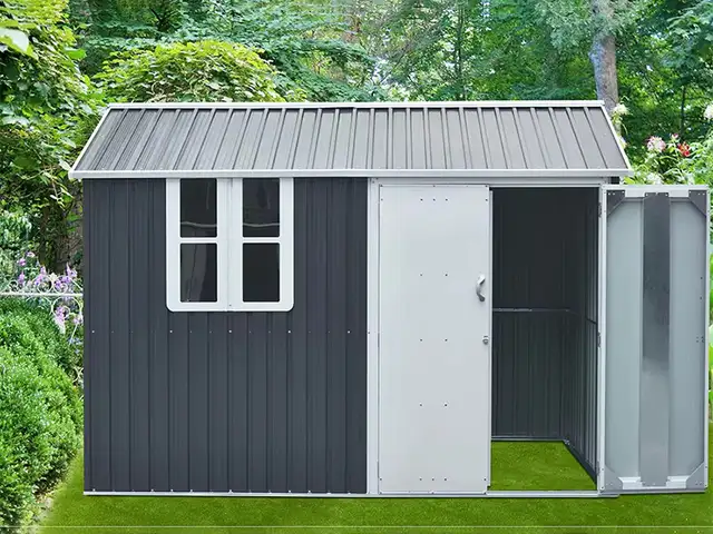 Relyard 6x10 Metal Shed 5'-9' Door Height With Window - Photo 8