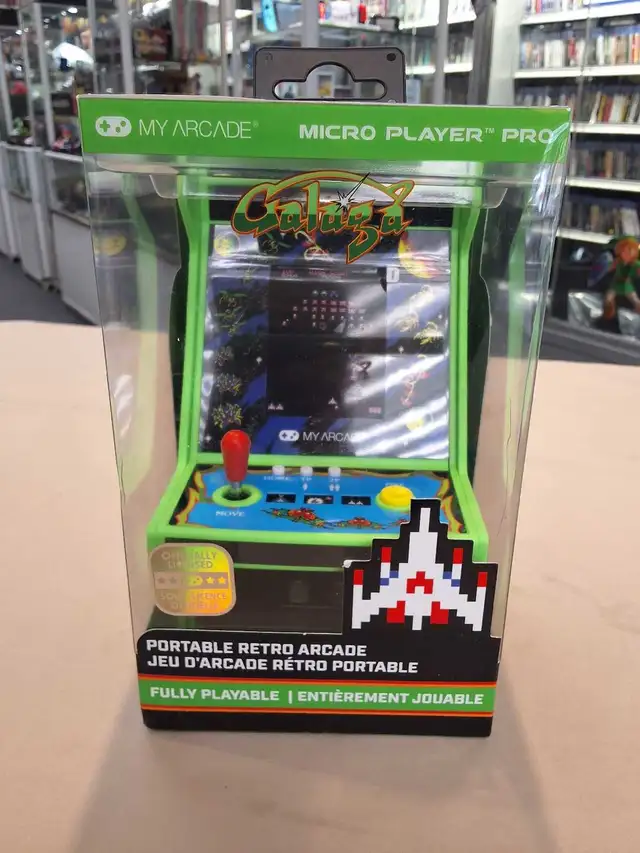 My Arcade Galaga Mini Arcade NEW