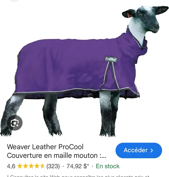couverture mouton/protection laine - Photo 2