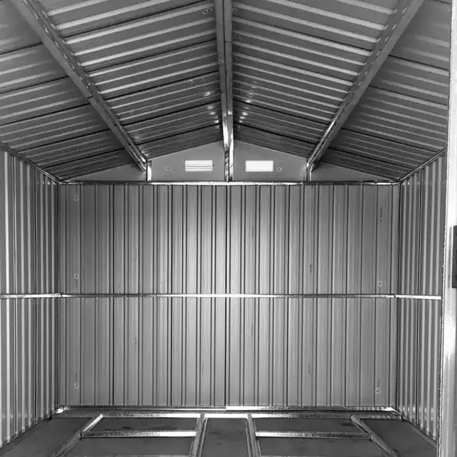 Relyard Outdoor 12x8 Metal Garden Shed - Photo 4