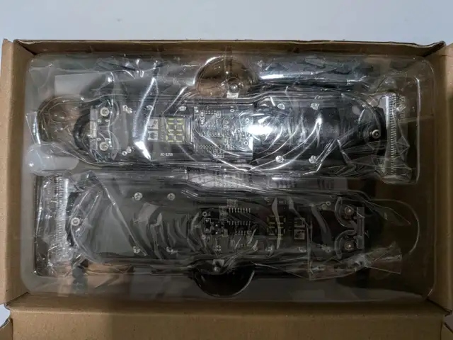 2 Pack Rechargeable Hair & Beard Trimmer