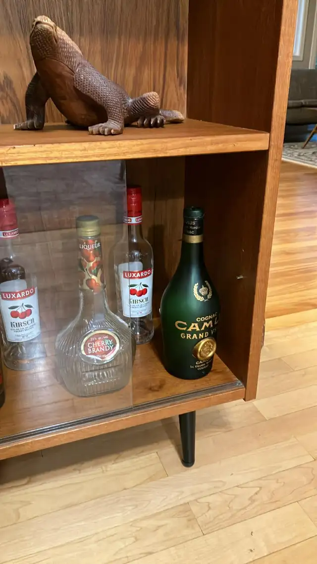 Mid century. TEAK TECK. Crédence, buffet, bar, bibliothèque, vit - Photo 4