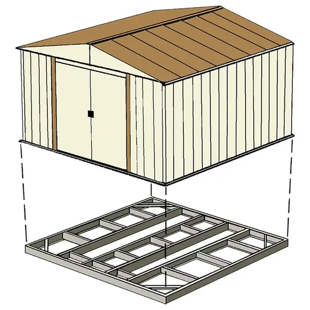 Outdoor Storage - 6x6 Metal Garden Shed - Relyard - Photo 8