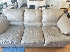 Free leather sofa and loveseats