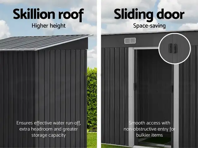 Relyard 4x6 Metal Garden Shed Outdoor Storage - Photo 6