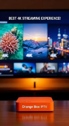 Orange Box 4K Streaming Media Player – Movies & TV Apps