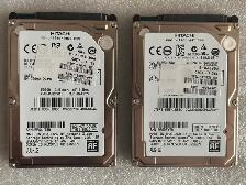 Set of 2 Hitachi 500GB 2.5' SATA Hard Drives $20 each