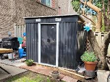 4x8 Metal Garden Shed
