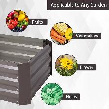 Relyard Galvanized Steel Raised Garden Bed Planter Box - Photo 6
